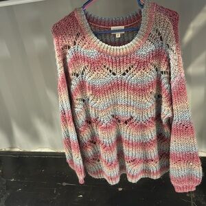 Multiple color sweater